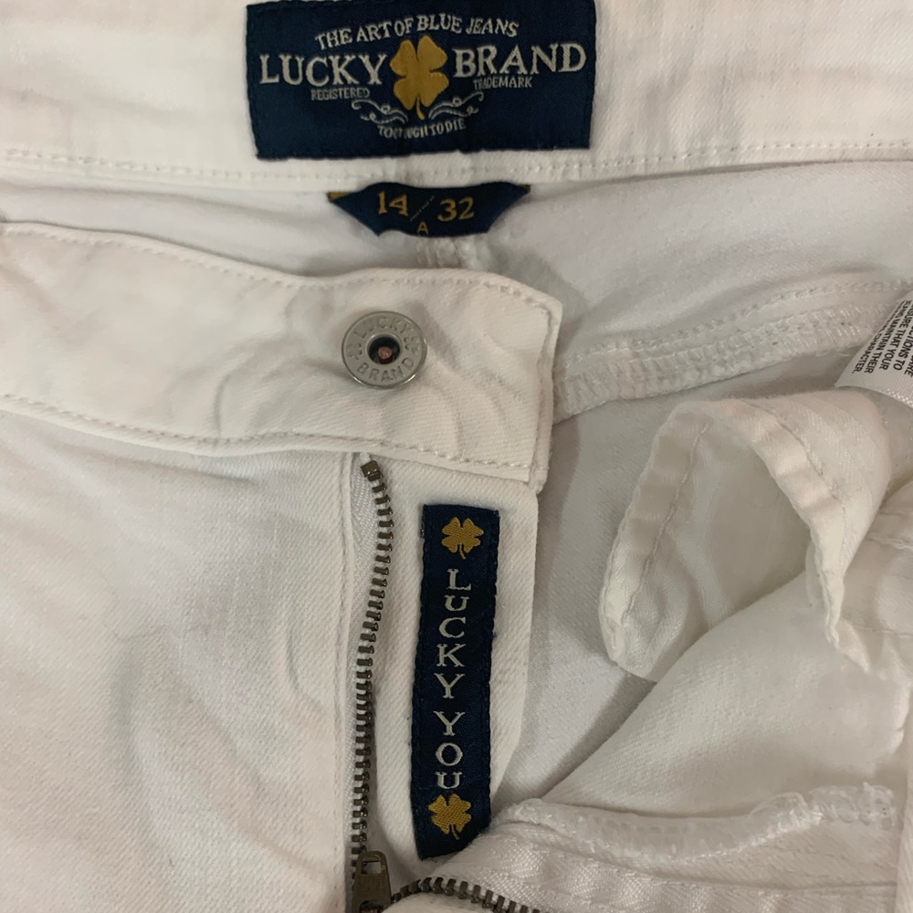 Lucky Brand white jeans